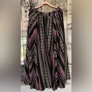 Tribal flowy skirt